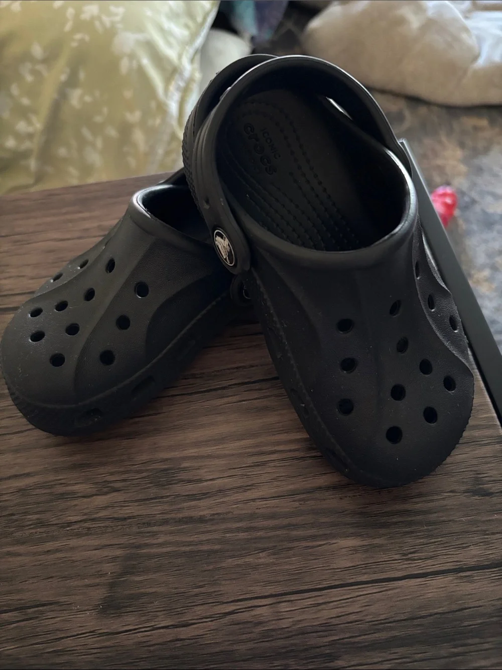 CROCS Kids Black Classic Clog Sandals